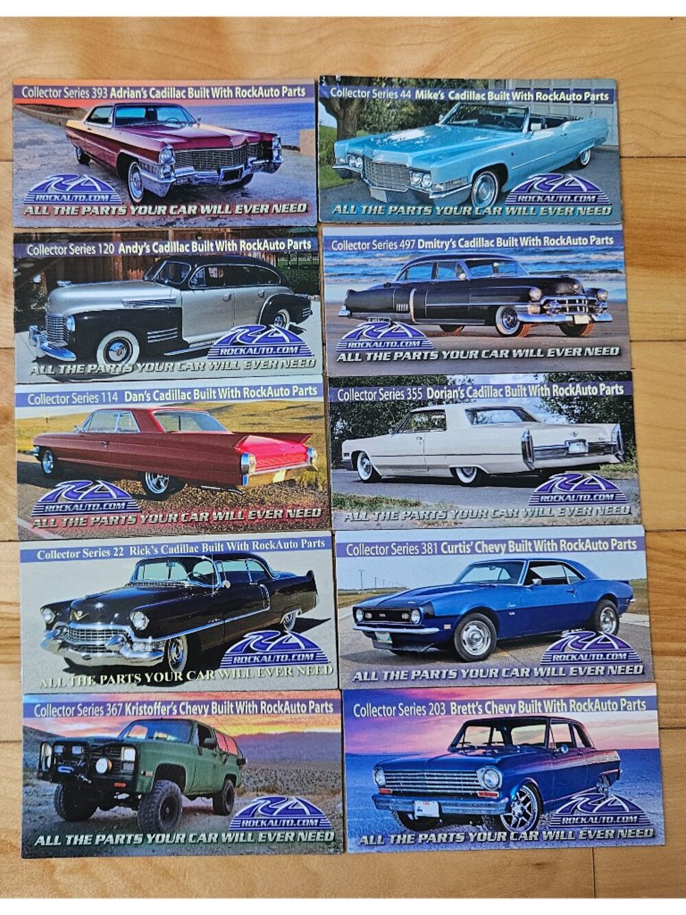 10 pc ROCKAUTO MAGNET LOT